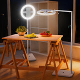NEEWER Entry Level Version 10 7W LED Ring Light with Stand/Phone Holder Mount/3 Color Modes, 69 Telescopic Selfie Ringlight, Lig