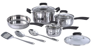 11Pc Stainless Steel Cookware Set