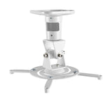 AMER Projector Mount - Ceiling Bracket LCD DLP Tilt 360 Swivel 30lbs (White)