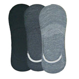 Dikhawa Unisex Anti Slip Cotton Loafers No Show Socks (Assorted, Free Size) Pack Of 3