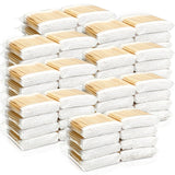 10000 Pcs Double Round Cotton Swabs with Wooden Sticks Bulk Cotton Buds Travel Size Ear Swabs for Ears Makeup Daily Cleaning Pet