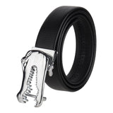 Zacharias MenS Faux Leather Belt With Autolock Buckle S101 (Black, 5Xl) (Pack Of 1)