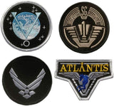 Gateway, Wars of Star SG one Atlantis Uniform/Costume Patch [4pc Set - Hook Fastener Backing]
