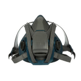 3M Rugged Comfort Quick Latch Half Facepiece Reusable Respirator 6501QL, NIOSH, Cool Flow Exhalation Valve, Bayonet Connection, 