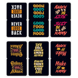 woopme Set of 6 Never Look Back Magnetic Bookmark for Book Lovers Readers Students Gift Magnetic Page Clips Folding