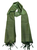 Ivifaab Premium Solid Cotton Silk Dupatta For Women & Girls | Chunnis For Women (Olive Green)