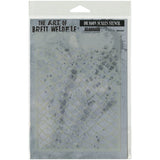 Stampers Anonymous Brett Weldele Stencils 6.5X4.5, Dragon Scales