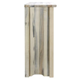 Montana Woodworks Homestead Collection Accent Cabinet With Laser Engraved Wolf Design, Left Hinged, Ready To Finish
