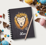 Vprint Leo Spiral Wiro Unruled Blank Pages Notebook Diary Journal Drawing Book SizeA5(6X9 Inches) (Leo)