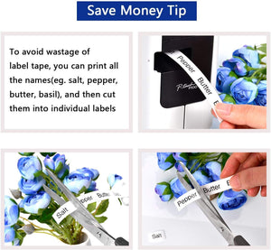 NEXTPAGE Laminated Label Tape Compatible with Brother TZE-231, 4 Pack