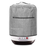 HAOHIZE Air Fryer Dust Cover, Round Pressure Cooker Waterproof Insulated Protective Cover Bag with Pocket and Handle for Electri