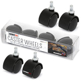 4 Caster Wheels for Plastic Drawers Carts & Storage Drawer Units 1 1/2 Replacement Casters by NUMBERNYC