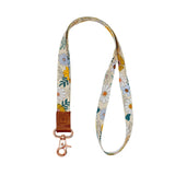 Thread Wallets Cool Neck Lanyard for Men & Women, Cute Key ID Badge & Wallet Holder (Blossom)