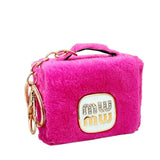 Amycaur Mini Purse Keychain With Earphone Storage Lovely Coin Wallet (1 Pcs) Cute Key Rings, Best Return Gift For Girls Purs