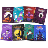 ENAKSHI 8Pcs Halloween Coloring Book for Kids Cartoon Easy to Color for Adults Teens