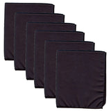 Microfiber Dry Erase Cloth, Black, 12 x 14, Pack of 6