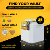 Gamma2 Vittles Vault Dog Food Storage Container - Fits 25 Pounds - BPA-Free - Pet Food Storage Containers - Made in USA