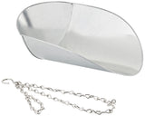 Taylor Scale Scoop/Chain With Hanging Cradle, Steel, 20 lb 17 in W x 13 in L x 3 in H,Silver