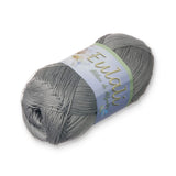 EULALI [100grs] by Omega Bright 100% Mercerized Egyptian Cotton Thread Color: 94 Steel Grey