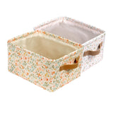 2 Pack Kids Storage Bins, Baby Storage Baskets with Handle, Baby Hamper for Nursery, Nursery Storage Bins for Toys, Diaper, Towe