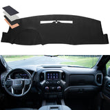BDFHYK Dashboard Dash Cover PU Dash Mat Compatible with Chevy Silverado 1500(2014-2018), Compatible with GMC Sierra 1500(2014-20