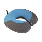 Heavenglow Travel Pillow Ergonomic Soft Head And Neck Support For Home Office Car Train Blue Black|Travel|Travel Accessories|Tra