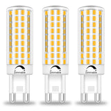 BROLSKUN Dimmable G9 LED Bulb 3000K Warm White,T4 G9 8W Replacement for 80 Watts Halogen,Ceramic Bi Pin Base,120V 800 Lumen G9 L