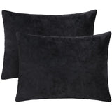 1 MIDDLE ONE 2 Pack Small Pillow, 16 X 12 Inches, Memory Foam Mini Pillow for Travel, Camping, Sleeping, Nap and Neck, Knee, Lum
