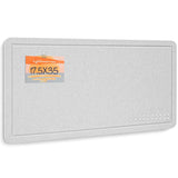 Lightomorrow Bulletin Board, 35 x 17 1/2 inches Felt Board - Decorative Pin Board, Cork Board Alternative for Wall, Foldable Sel
