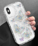 Toycamp for iPhone Xs Max Case Cute - Women Girly Girls Glitter Phone Cover Xsmax Kawaii Sparkle Bling Shine Aesthetic Pretty Un