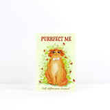 Factor Notes Self Affirmation Journal: Self Belief Journal| 35 Affirmative Prompts| Cute Cat Illustrations (Purrfect Me), 80 Pag
