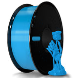Miailuy Silk Filament PLA 1.75mm Silk 3D Printer Filament, Silk Blue 1kg Spool (2.2lbs), Dimensional Accuracy +/- 0.02 mm, Fit M
