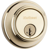 Kwikset QS98160007 98160-007 Deadbolt, Polished Brass