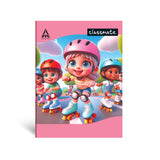 NEXUS Four Line Notebook | 24cm x 18cm Size | 172 Pages | Soft Bound Exercise Notebook |Paper | Ideal for School, College & Offi