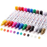 TFIVE Paint Pens Paint Markers on Almost Anything Never Fade Quick Dry and Permanent, Oil-Based Waterproof Marker Pen Set for Ro