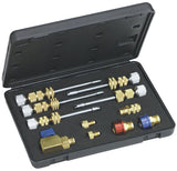 Mastercool 58490 R134a Valve Core Remover/Installer Kit - Works Under Pressure - Covers Standard, JRA, Eaton Cores - Includes Sh