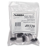 Lorell 49320 Clear Sleeve Floor Protector, 8 Count