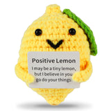 DAFURIET Mini Funny Potato, 3 inch Knitted Wool Doll with Positive Card for Cheer Up Gifts