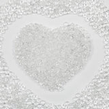 Bulk 4mm Transparent Seed Beads for Jewelry Making 110 Grams About 1600pcs,6/0 Glass Craft Beads for Making Earrings, Bracelets,