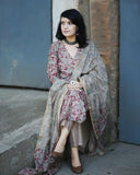 Anni Designer Women'S Cotton Blend Printed Straight Kurta With Pant & Dupatta (Moringa Pink-Nw_Xl_Pink_X-Large),Pink,XL,,,