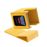 Mage Tech Commander Deck Box Lite - Card Display with Snap Card Holder & Removable Cover, Fits 100+ Single-Sleeved Cards, Ideal 