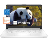 HP 14 Laptop for Student and Business, Ultral Light Laptops, Intel Celeron N4120(Quad-Core),8GB RAM,192GB Storage(64GB eMMC+128G