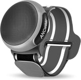 ANCwear Bluetooth Speaker Watch - Wearable Waterproof Speaker with White Noise for Travel, Running, Biking, Hiking (Gray)