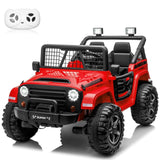JOYRACER 24V Ride on Car with Remote Control, XL 2 Seater 4WD/2WD Switchable Truck w/4X200W Motor, 20 Inch Wide Seat, Gift Flowe