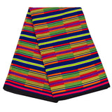 HollandaisWax African Fabric Print Wax Kente Cloth Ankara Dashiki Cotton for Party Dress Head Wrap Clothes 6 Yard 1525