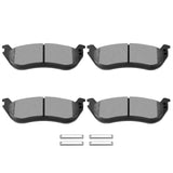 SCITOO Disc Brake Pads Kits D1109-8214 Semi Metallic Rear Brake Pads Set Fit For Ford For Explorer 2006-2010,For Ford For Explor