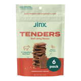 Jinx Tenders Beef Jerky Dog Treats, All Natural Ingredients, Soft and Chewy, Low-Calorie, Slow-Smoked Beef & Liver, No Fillers, 