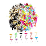 Zoomella 400Pcs Paper Fasteners Round Handmade for Scrapbook DIY Projects Arts Crafts|Decorative Brads|Crafts
