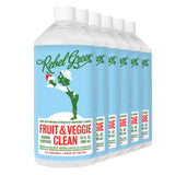 Rebel Green Fruit & Veggie Wash - Natural Produce Wash - Plant-Based Vegetable Wash Spray - Fruit and Vegetable Wash with No Aft