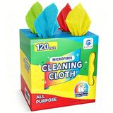 GLIMGLINT Microfiber Cleaning Cloth 120 Pack, Reusable Paper Towels 11 x 9